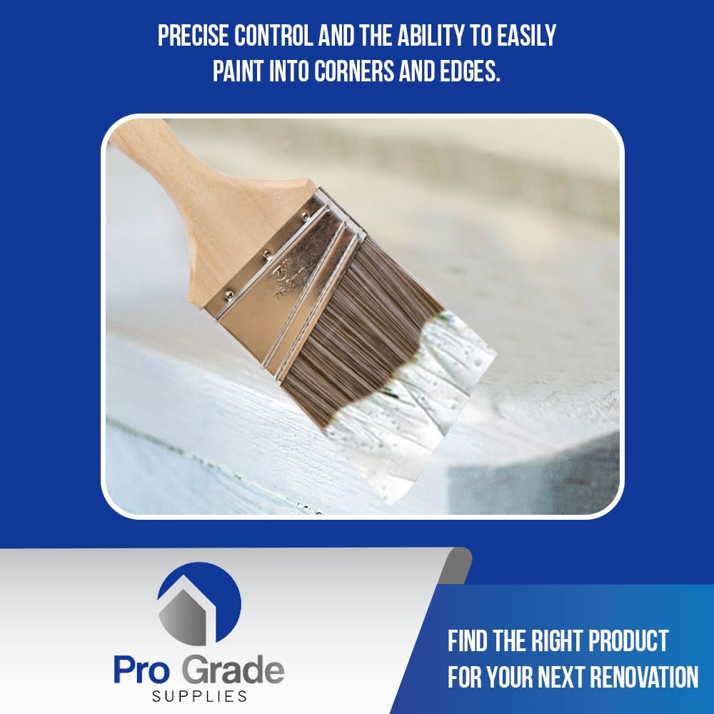 Paint Brushes - 12Ea 3" Angle Brushes