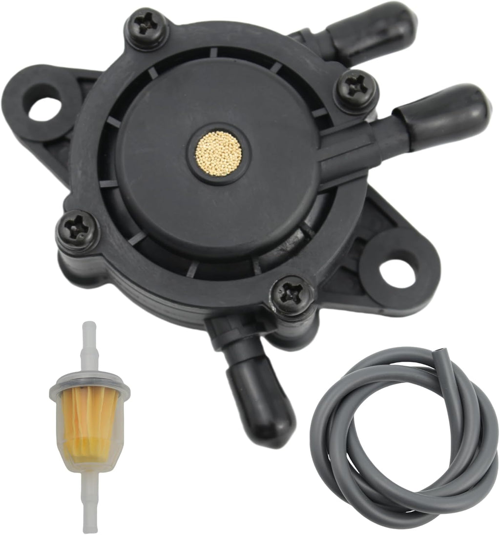 Fuel Pump Fuel Filter Kit with Fuel Line Replacement for John Deere D155 D125 D105 D170 D160 D150 D140 D130 D120 D110 D100 LA175 LA165 LA155 LA145 LA135 LA115 LA105 LA150 LA140 Lawn Tractor