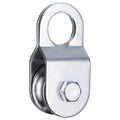 Cable Pulley 32mm Small Snatch Block for 0.23Inch/6mm Wire Rope, Single Pulley Wheel Bearing Inside, Load 110 LB, 1Pack
