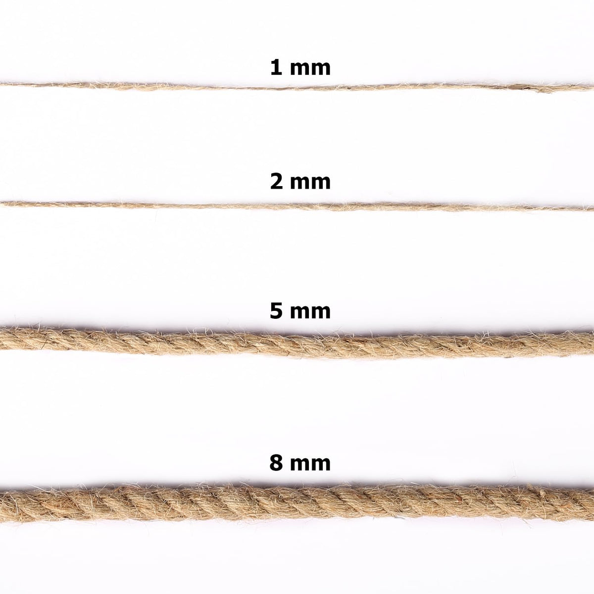 984 Feet Jute Twine String 2mm Handmade Natural Thin Twine for Crafts Gardening Garden Plant Gift Wrapping Art
