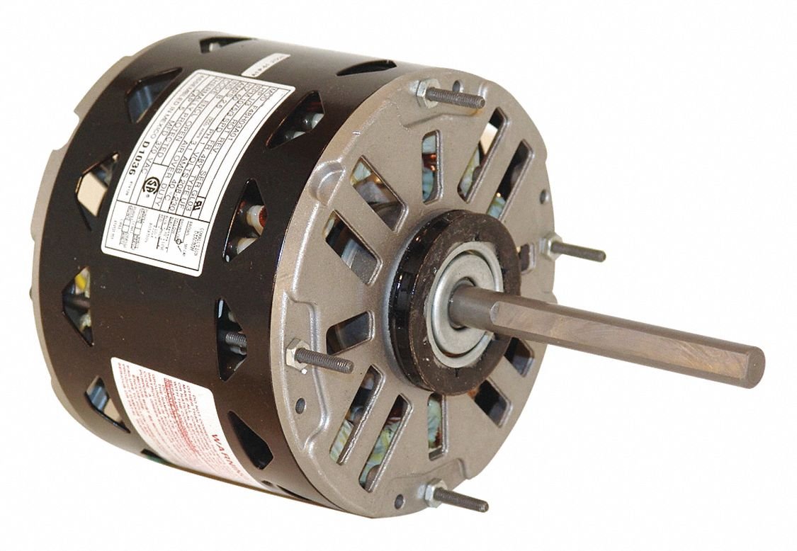 A.O. Smith Motor, PSC, 1/4 HP, 1075 RPM, 115V, 48Y, OAO