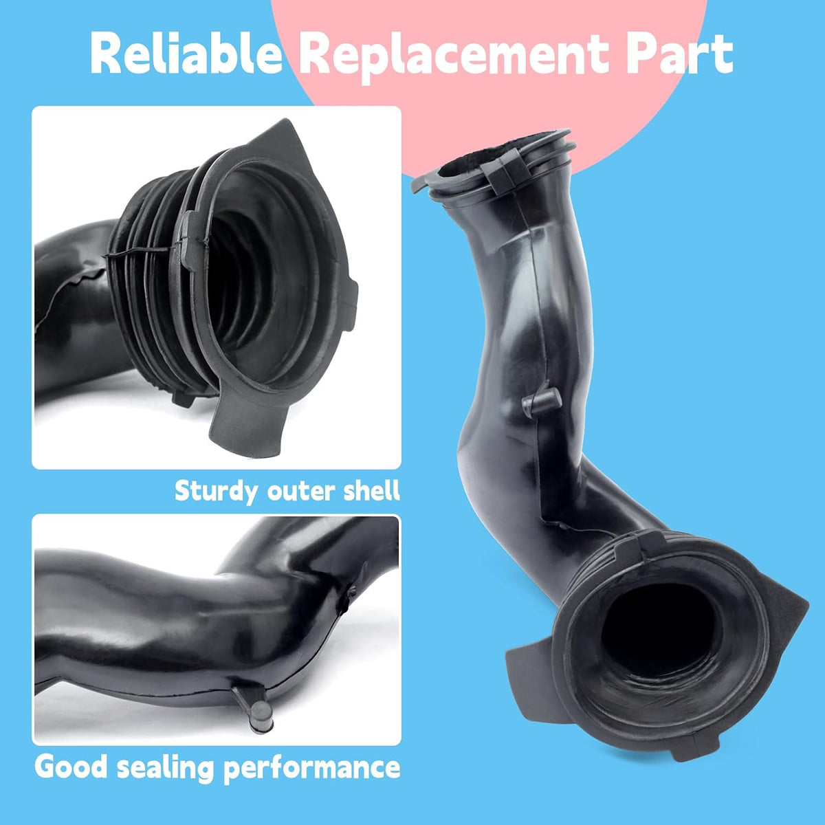 4738ER1004B Washer Dispenser Hose Kit Replacement for LG Kenmore for Whirlp for Amana for Bosch Replace AP4436600 1267576 AH3523347 EA3523347 PS3523347 with Clamps Repair Parts with Clamps