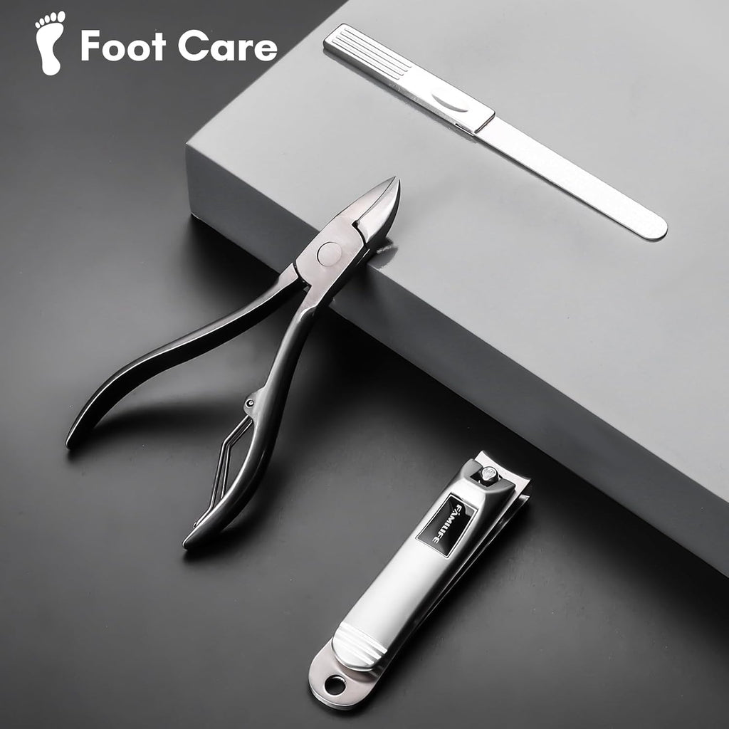 Manicure Set, 11 in 1 Professional Manicure Kit Nail Clippers Set Gifts for Fathers Husband Boyfriend,Stainless Steel
