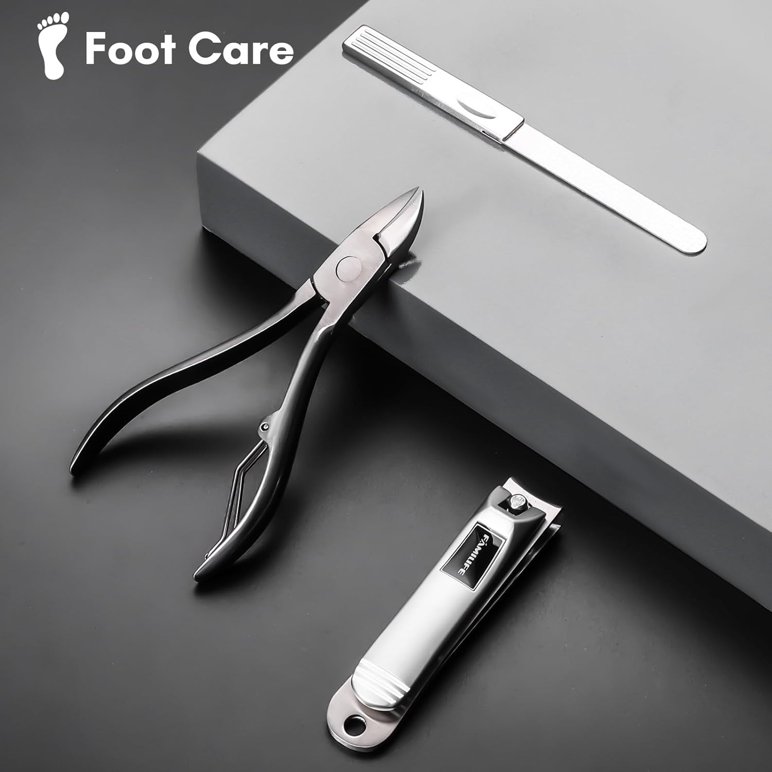 Manicure Set, 11 in 1 Professional Manicure Kit Nail Clippers Set Gifts for Fathers Husband Boyfriend,Stainless Steel