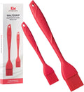 WaltzGrip Platinum Silicone Basting Pastry Brush: Set of 2 Heat-Resistant Brushes Utensils for Cooking, Baking
