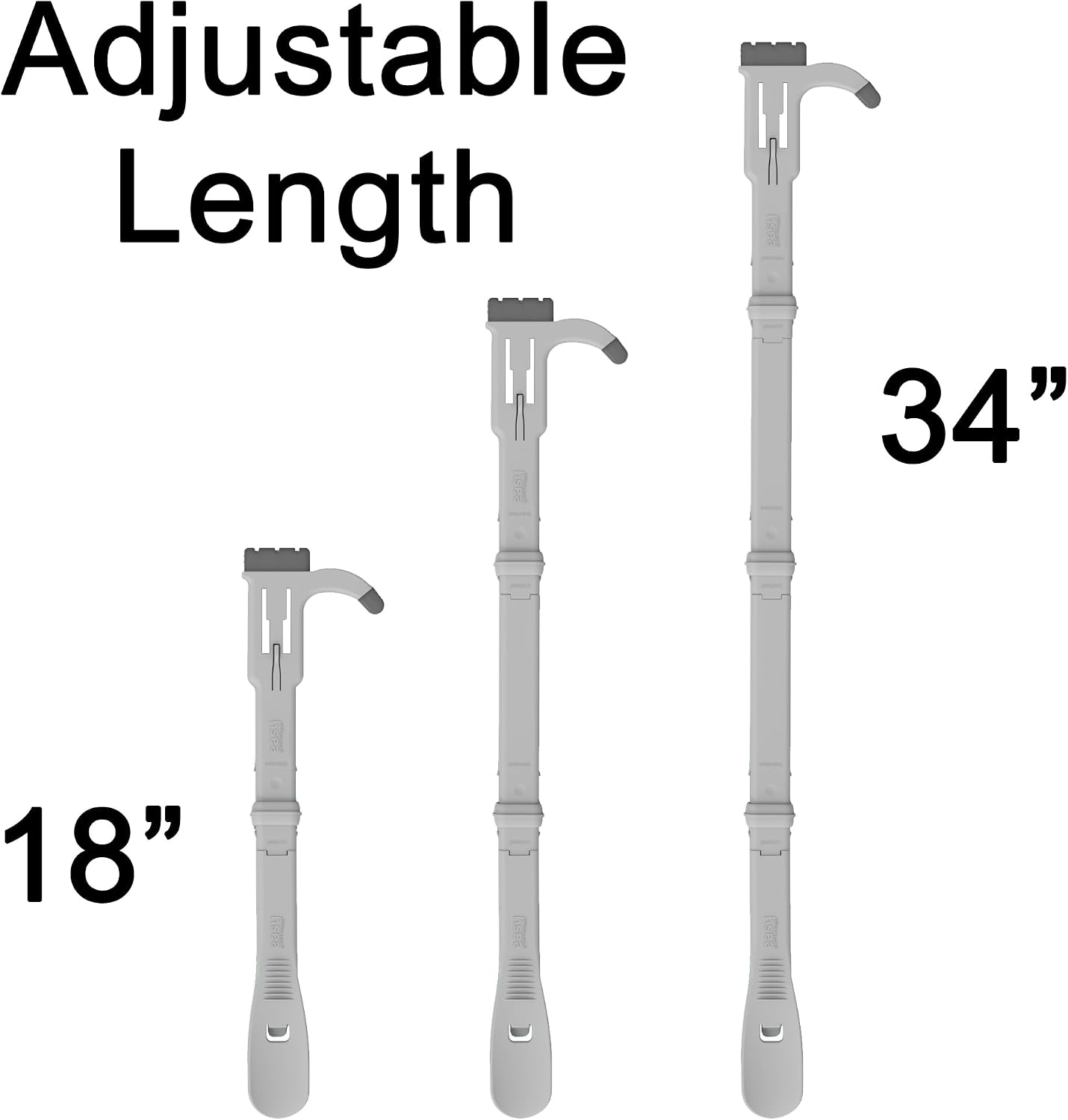 Easy Sock Otter 3-in-1 Dressing Aid, 34 Inch Shoe Horn and Sock Remover