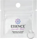 Essence Wearable Aromatherapy Nasal Diffuser – Lavender Mint Essential Oil | Nose Ring Silicone Inhaler for Stress &