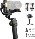 iSteady MT3 Gimbal Stabilizer for Camera Compact Mirrorless/Action Cams/Smartphone, Built-in AI Tracker CCT RGB