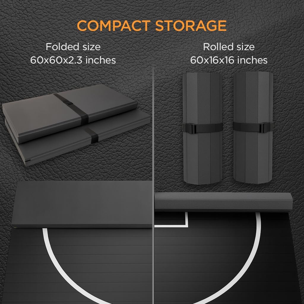 Wrestling Mat for Home 10x10 Feet MMA Mat for BJJ Jiu Jitsu Judo Grappling | Waterproof Top Antislip Bottom 3cm Thick