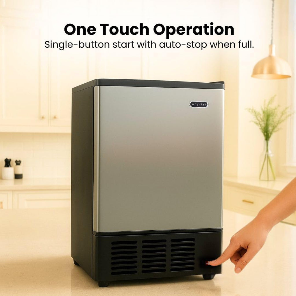 Built-In Stainless Steel Ice Maker, Undercounter, UIM-155