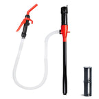 Fuel Transfer Pump Battery Powered, 2.4 GPM Electric Pump for Gasoline Red