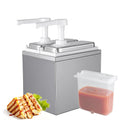 2L Sauce Dispenser Pump, Leak-Proof Condiment Pump Station