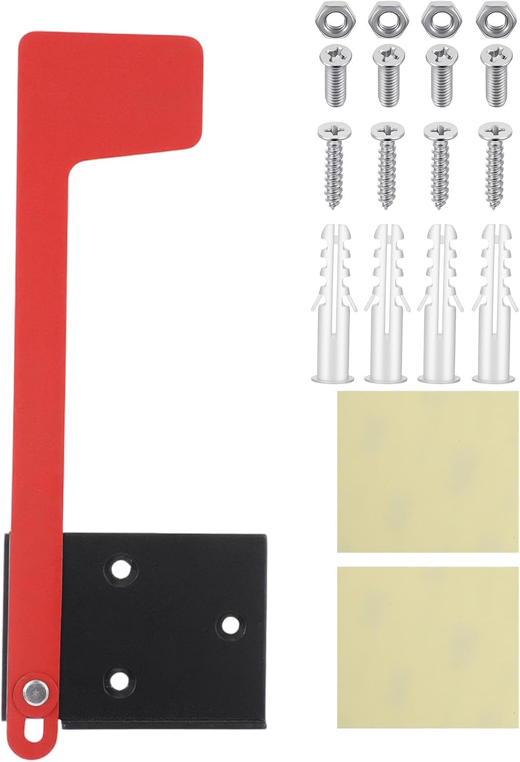 Mailbox Flag Replacement Kit, Galvanized Steel Mailbox Replacement Flag Kit, Tool Free Installation, Professional