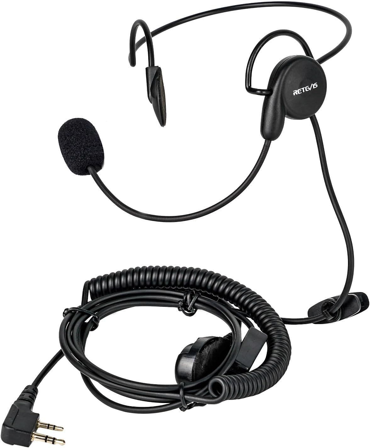 Behind Head Walkie Talkie Headset, for RT22/RT68/RT21/H777/RT68H | with Boom Mic, Compatible with Pxton, Baofeng