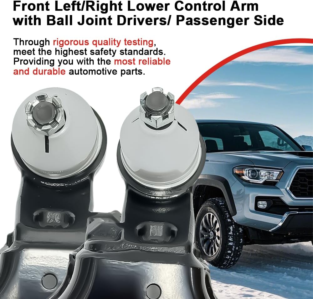 Front Lower Left and Right Control Arm with Ball Joints Compatible with Toyota Tacoma 3.5L 2.7L 2016-2023, Replaces 4806904060 4806804060