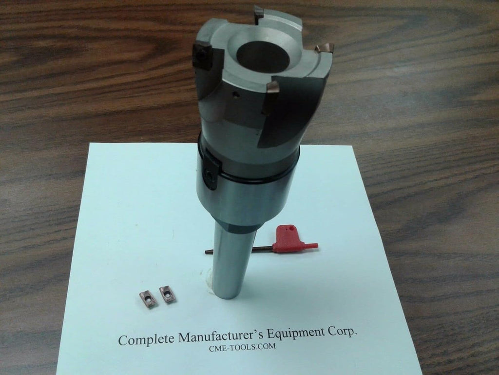 2" 90 degree indexable face mill, shell mill, MT3 arbor, Sandvik #506-SDVK-2