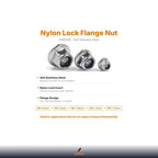 M10x1.5mm DIN6926 Flange Nylon Lock Nuts 12 Pack 304 Stainless Steel Hex Locknuts Full Thread for Industrial Construction Fasteners