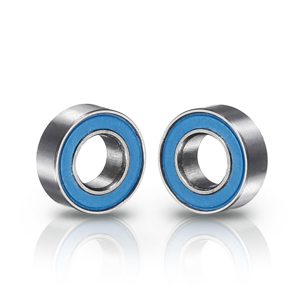 uxcell 6 Pcs MR84-2RS Deep Groove Micro Bearing, 4x8x3mm Chrome Steel