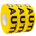 Premium Yellow Caution Tape Roll - 3 Inch X 1000 Feet - Pack of 3 Bright Yellow Crime Scene Tape - Construction Tape