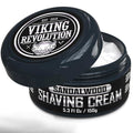 Shaving Cream for Men - Sandalwood - 5.3 oz | Soft, Smooth & Silky Shaving Soap - Rich Lather for Smoothest Shave
