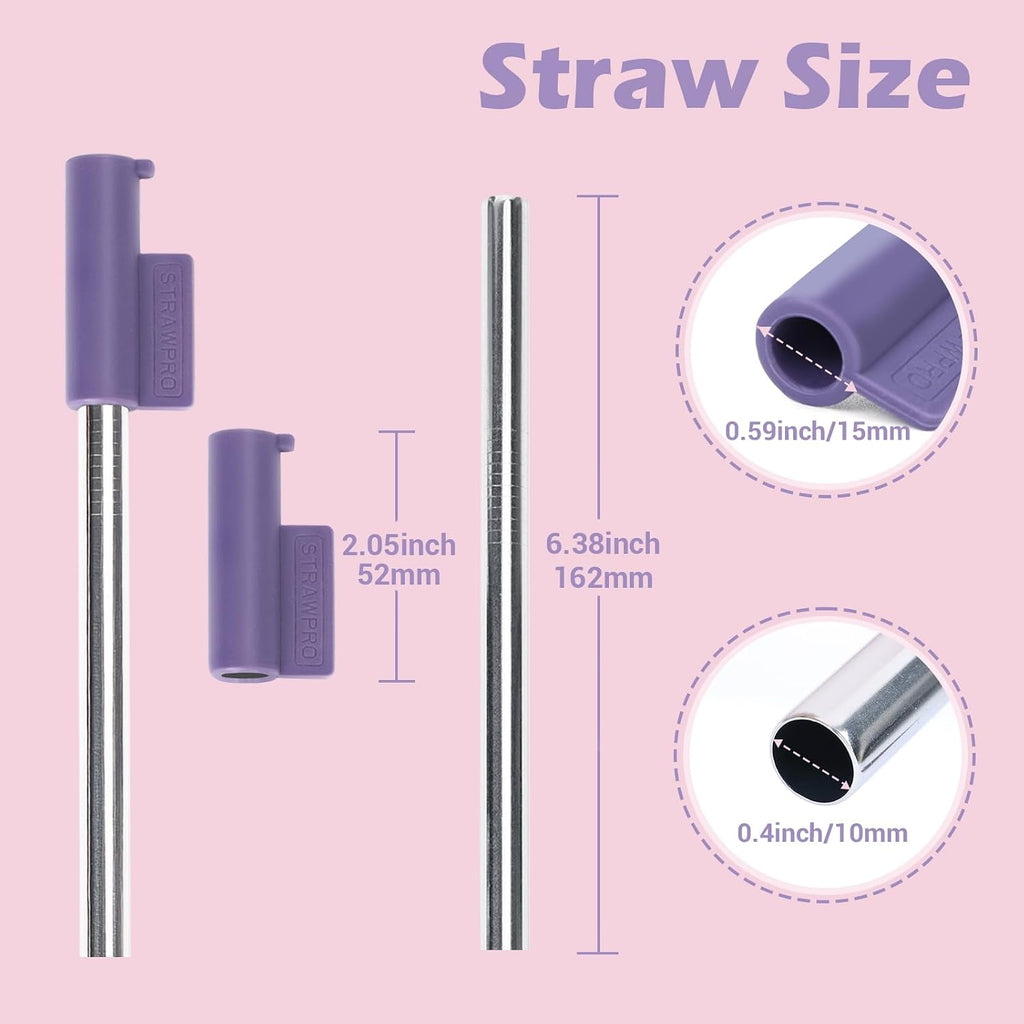 Straw Kit fit Brumate Era 30 oz (4 Replacement Straws & 2 Gaskets)