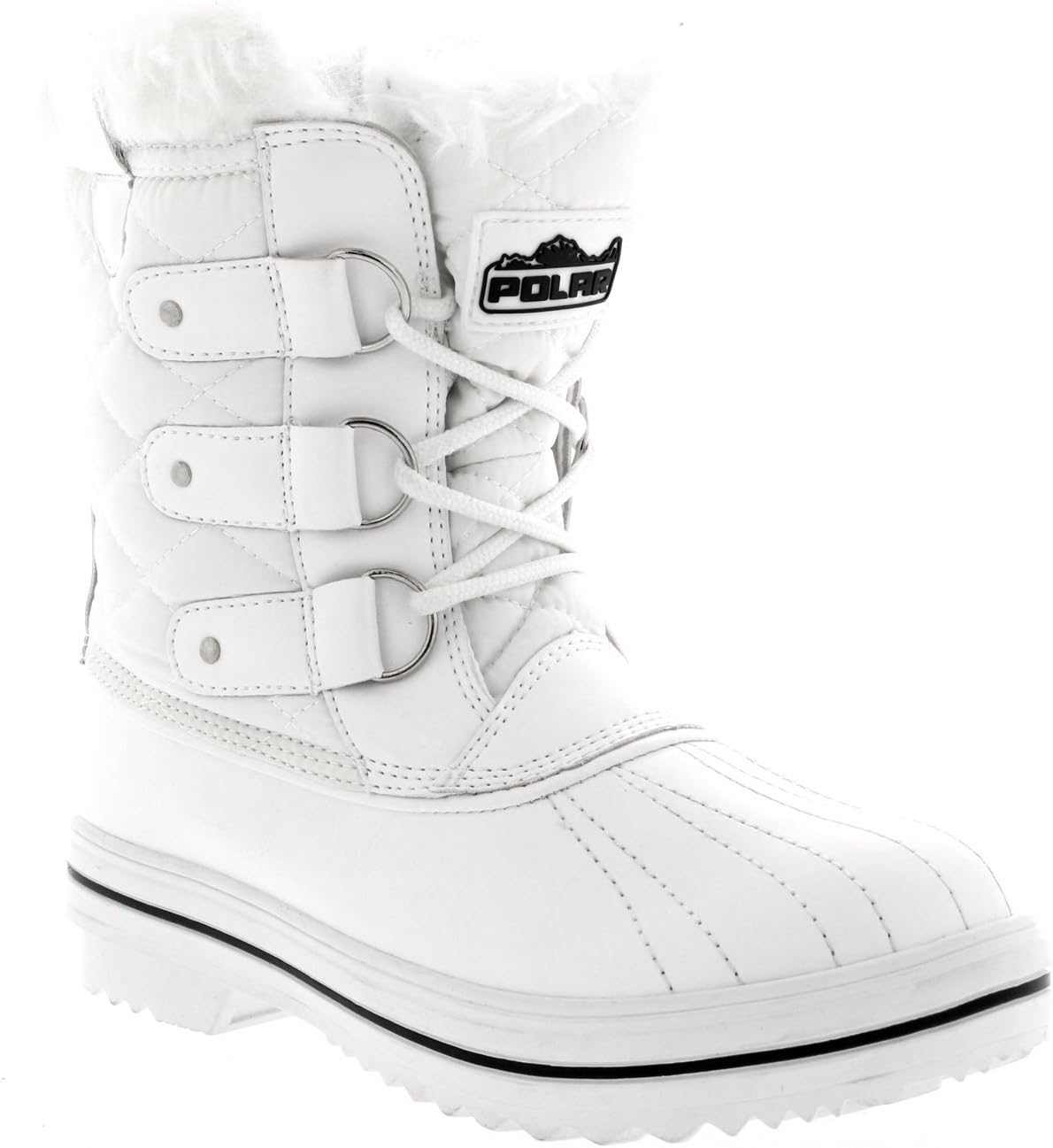 Womens Snow Boot Quilted Short Winter Snow Rain Warm Waterproof Boots