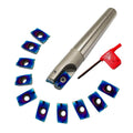 End Mill Tool Holders with APMT1604 Milling Inserts for Hard Steel