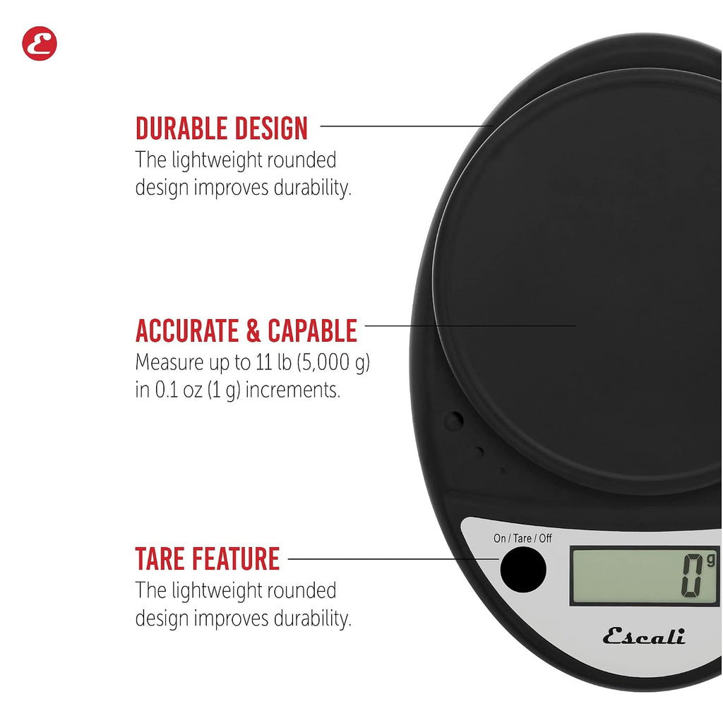 Primo Digital Food Scale Multi-Functional Kitchen Scale and Baking Scale for Precise Weight Measuring and Portion