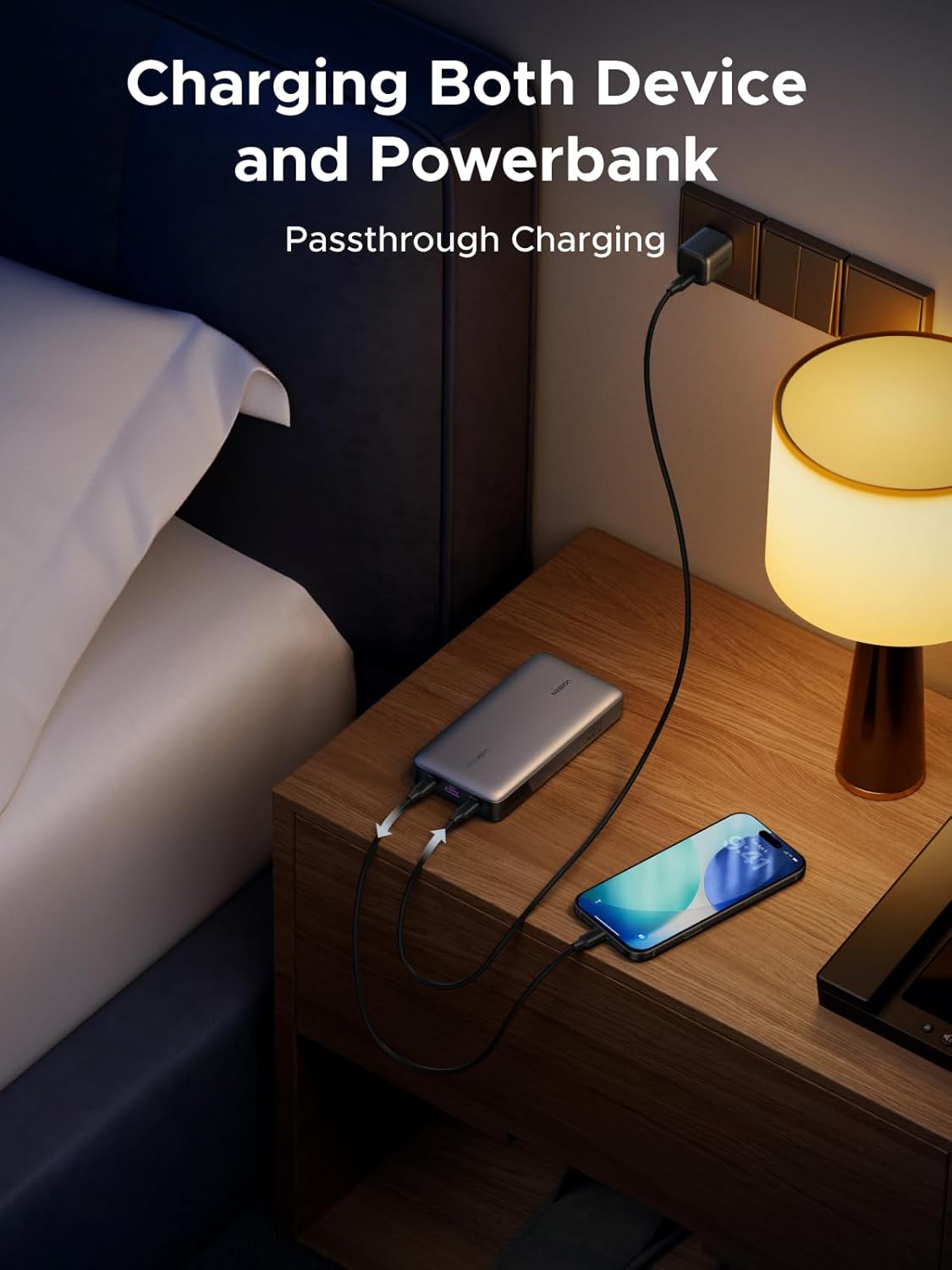 Power Bank 25,000mAh 145W Laptop Portable Charger, Nexode 3-Port USB C PD Battery Pack, for MacBook Pro/Air, Dell