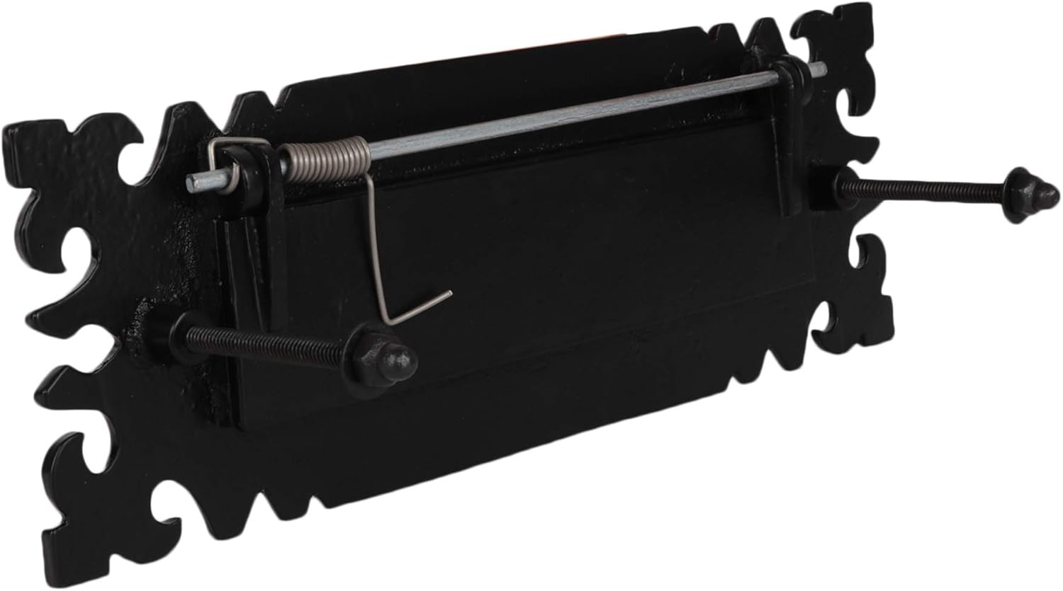 Iron Black Antique Powder Coated 12"x4" Inch Letter Plate Mail Slot For Front Door