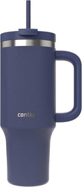 Streeterville 40oz Tumbler Stainless Steel Vacuum Insulated Leak-Proof Cold for 29 Hours Indigo