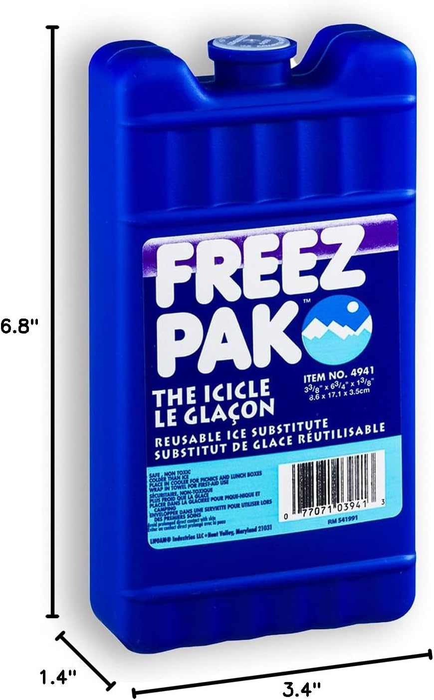 Freez Pak (3 Pack) Reusable Ice Packs, Small