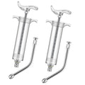 50ml 2 Pcs Drench Gun for Goats, Sheep & Cattle, Clear