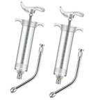 50ml 2 Pcs Drench Gun for Goats, Sheep & Cattle, Clear