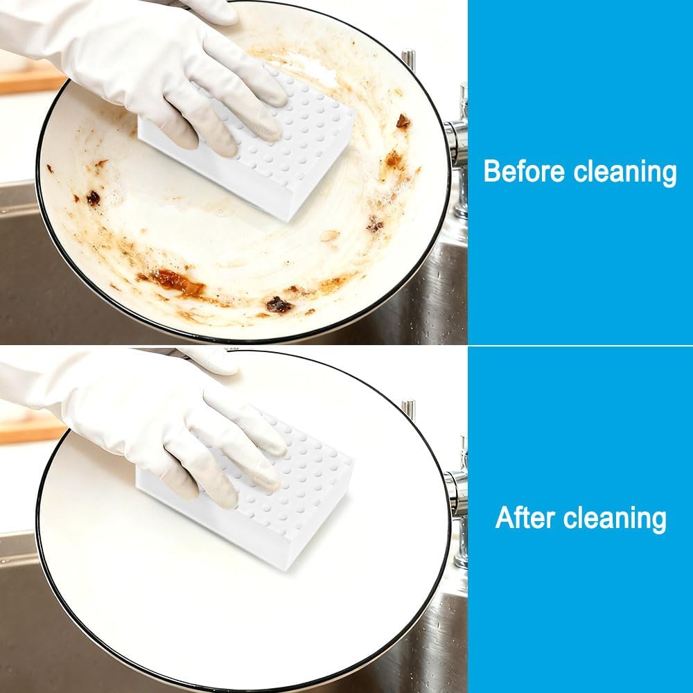 Magic Sponges Cleaning Eraser,10 Pack Melamine Sponge Cleaning Pads in Bulk