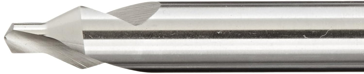YG-1 D1C90 High Speed Steel Long Length Center Drill Bit, Uncoated (Bright), Slow Spiral, 60 Degree, 7/32" Diameter x 5" Length (Pack of 1)