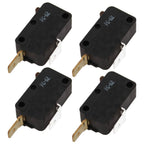 4X Black Microwave Door Switch for KitchenAid KMHS120ESS5