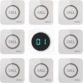 Restaurant Pager System 1 Receiver & 8 Waterproof Call Buttons