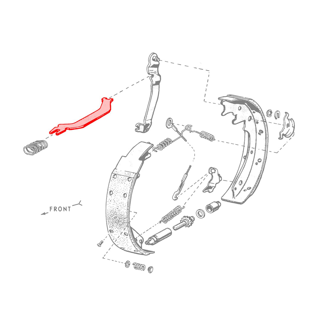 Compatible/Replacement Drum Parking Brake Links (EBD1OZ-2A642PR)