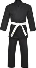 Karate Uniform for Kids and Adult, Lightweight Karate Gi Student Uniform for Martial Arts Training - White
