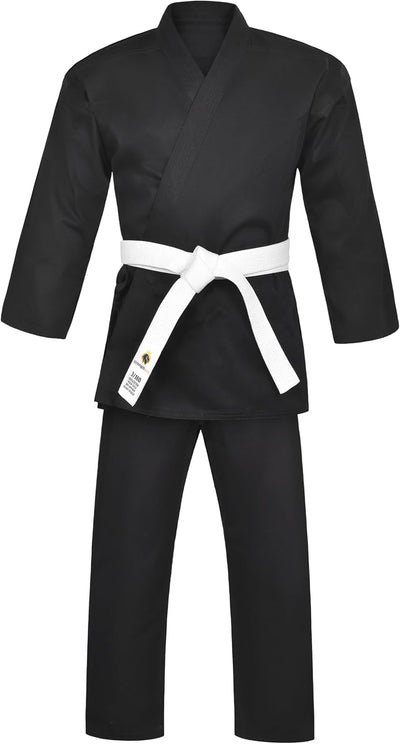 Karate Uniform for Kids and Adult, Lightweight Karate Gi Student Uniform for Martial Arts Training - White