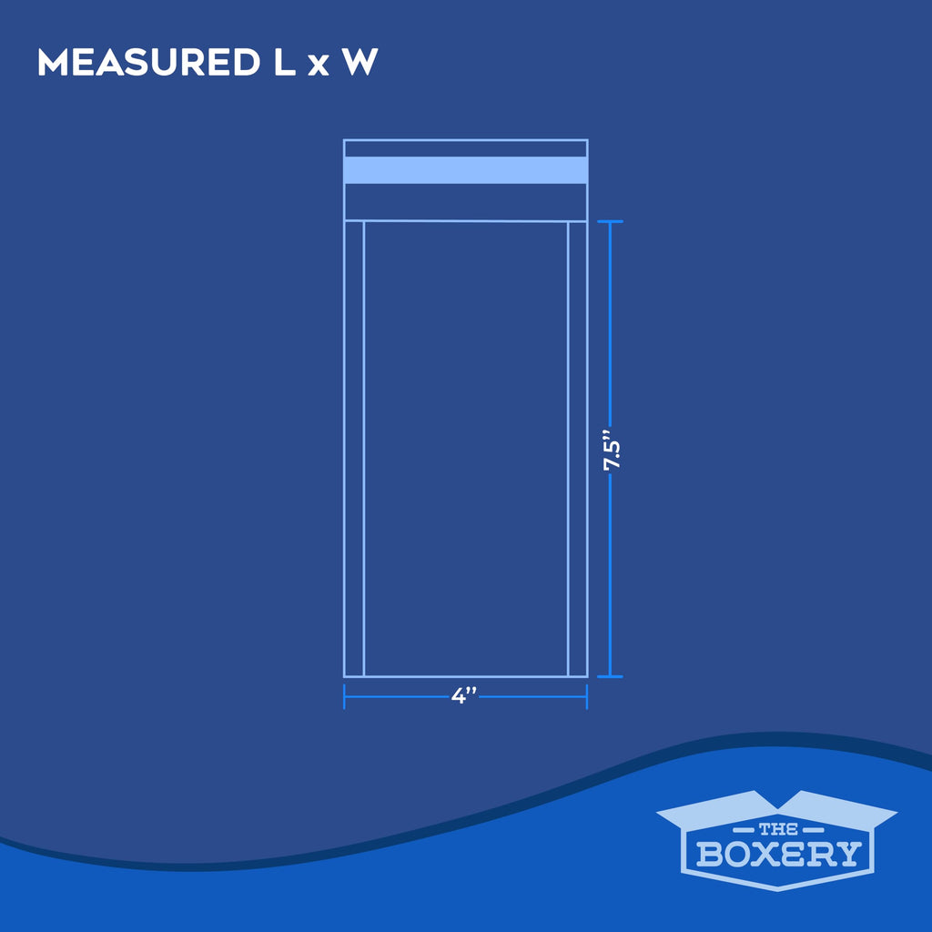 4x7.5" Clear Self-Sealing Bubble Out Bag Pouches, 500 Pack