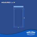 4x7.5" Clear Self-Sealing Bubble Out Bag Pouches, 500 Pack