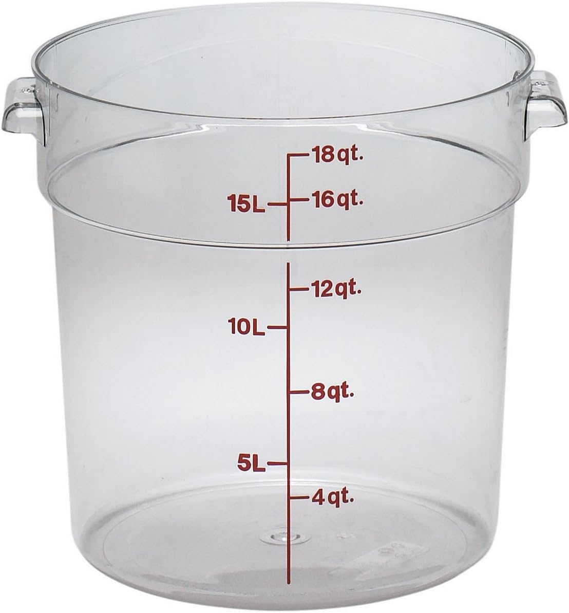 Camwear Polycarbonate Round Food Storage container, 18 Quart