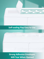 Catalog Envelopes 9x12 White Envelopes Self Seal 250 Pack
