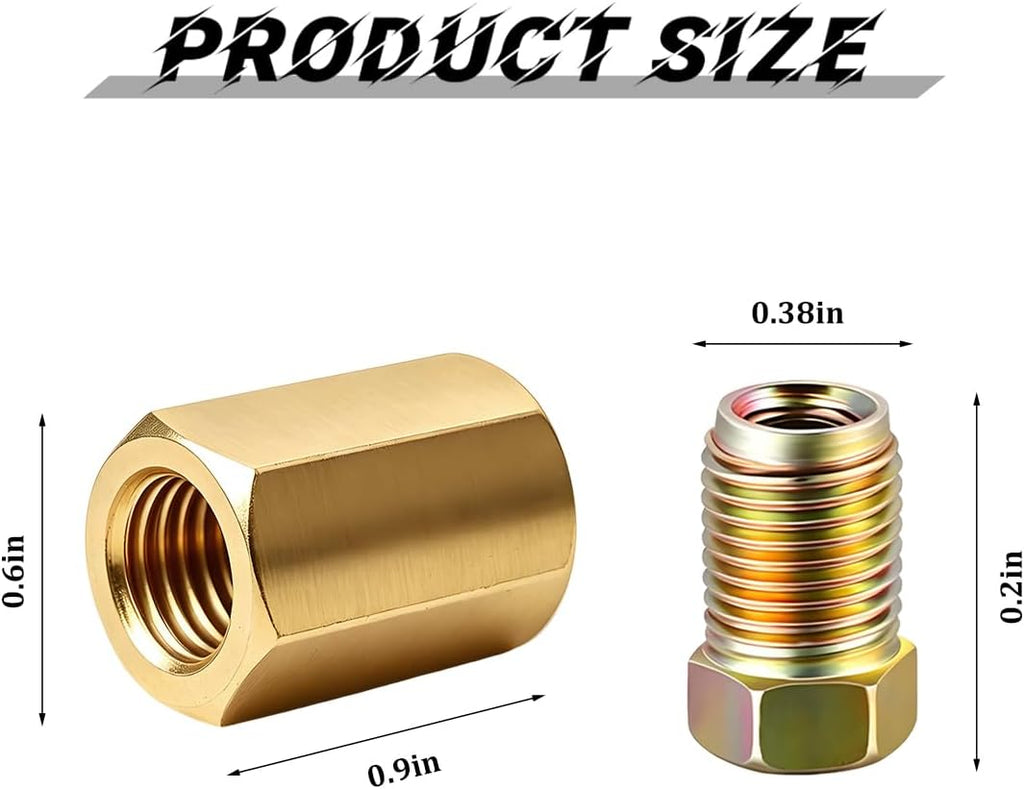 12 Piece 3/16 Inch Brake Line Fitting Kit