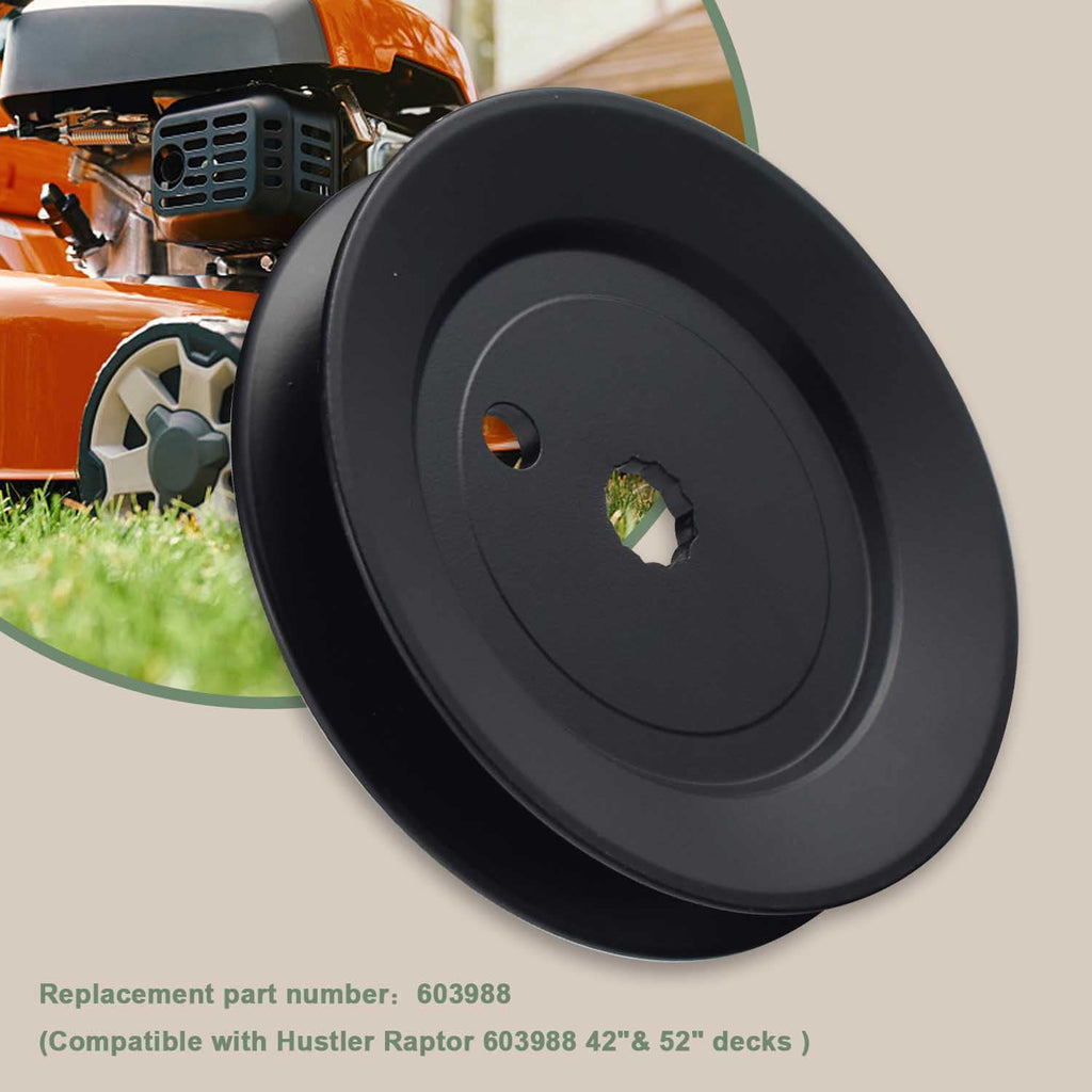 4-13/16" 603988 Spindle Drive Pulley for Hustler Raptor 42"& 52" Decks