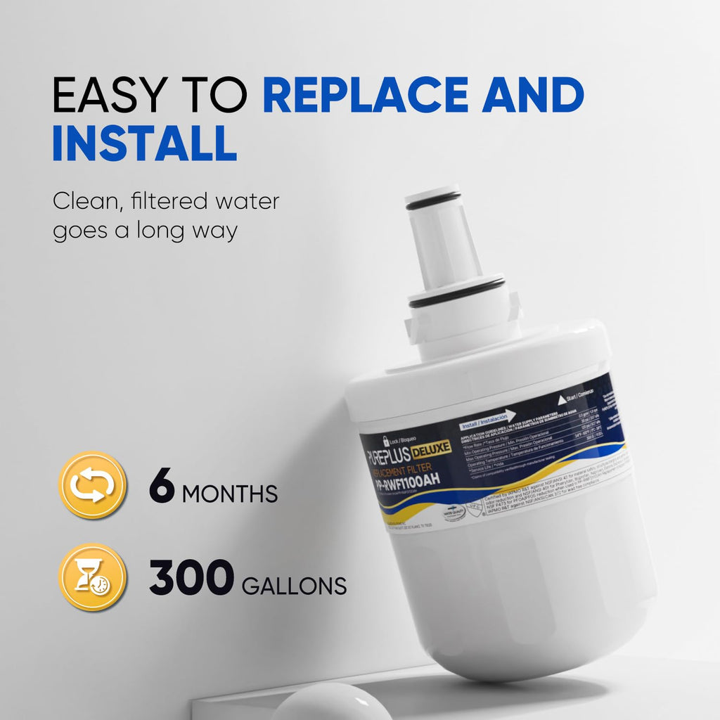 RWF1100AH Water Filter Replacement for Samsung DA29-00003G, 3 Pack