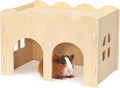 Natural Wooden Chew-Proof Guinea Pig Hideout