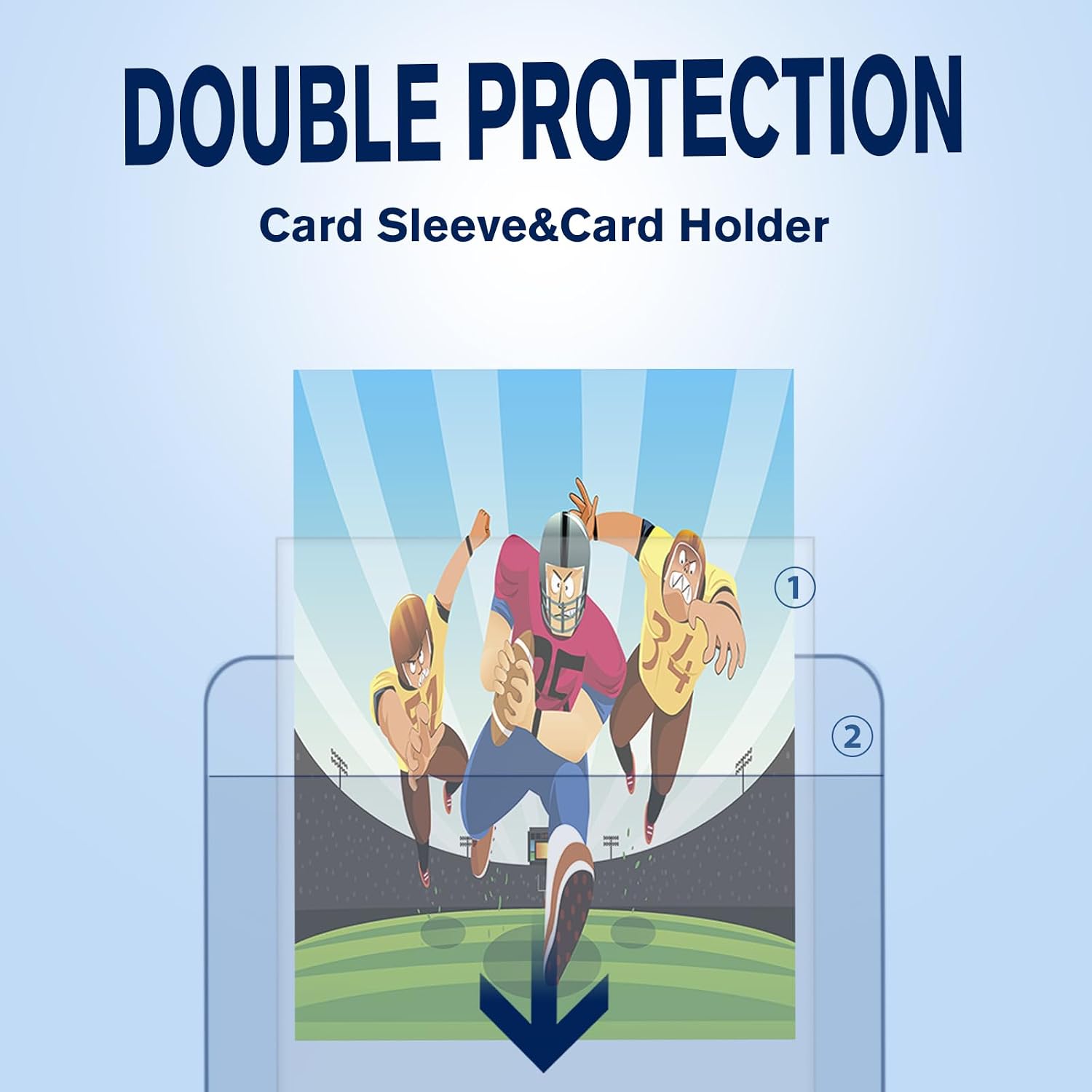 300ct Semi Rigid Card Holders & Penny Sleeves - Card Savers for Grading | High-volume CaProtection for Grading